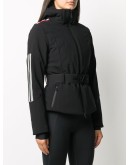 Ellipsis belted ski jacket