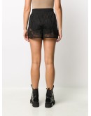 lace embroidered shorts