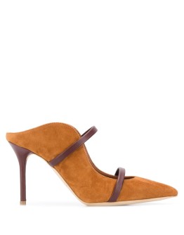 strap suede mules