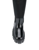 pocket-detail knee-length boots