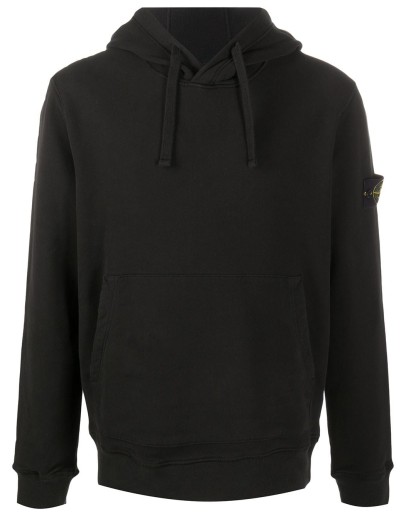 sleeve logo patch hoodie
