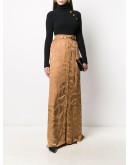 chain logo jacquard skirt