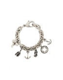 chain-link charm bracelet