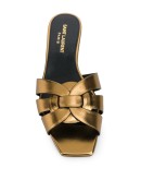 Tribute metallic-finish sandals