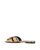 Tribute metallic-finish sandals