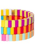 Half and Half set of three bracelets