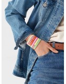 Half and Half set of three bracelets