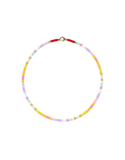 Neon Lite U-tube necklace