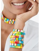 Rainbow Brite set of three bracelets