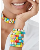 Rainbow Brite set of five bracelets