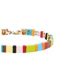Rainbow Brite Block Party choker