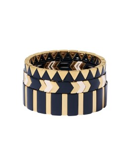 Suit Up set of three bracelets