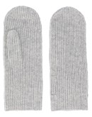 ribbed knitted mitts