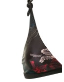 Fleur tie-up reversible bikini top