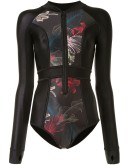 Fleur long-sleeved swimsuit
