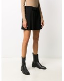 high-waist pleated shorts