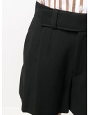 high-waist pleated shorts