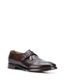 single-strap leather shoes