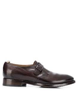 single-strap leather shoes