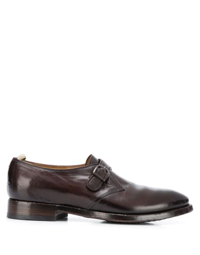 single-strap leather shoes