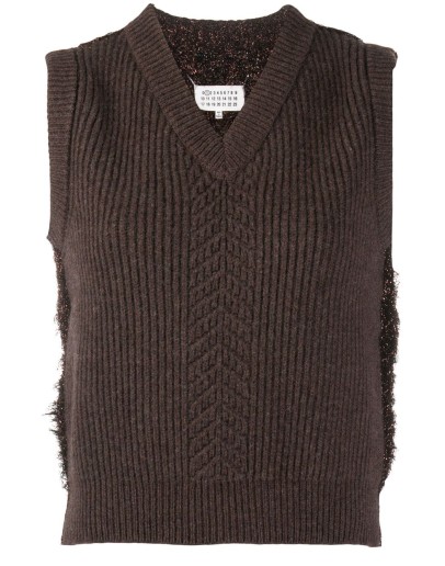 wool mix sweater vest