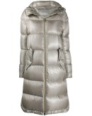 feather-down quilted coat