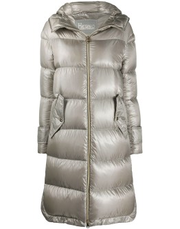 feather-down quilted coat
