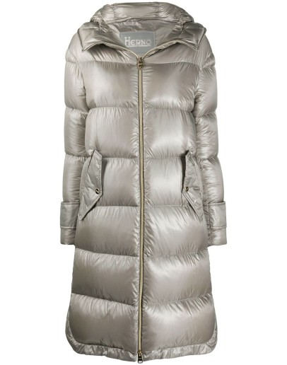 feather-down quilted coat