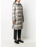 feather-down quilted coat