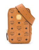 Visetos monogram print leather belt bag
