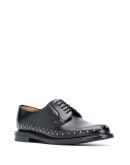 studded lace-up shoes