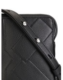 embossed logo strap phone holder