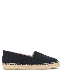 Tiger embroidered espadrilles