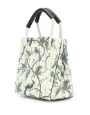 bird-print tote