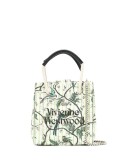 bird-print tote
