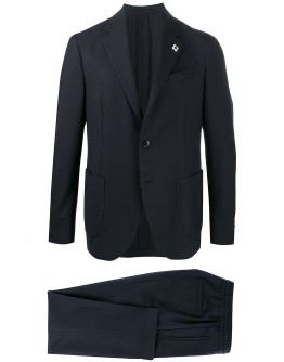 single-breasted two-piece suit
