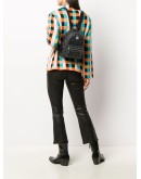 Visetos print studded leather backpack
