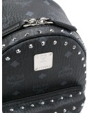 Visetos print studded leather backpack