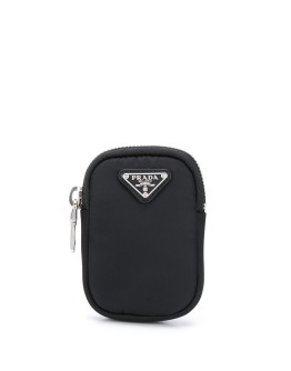 triangle logo pouch