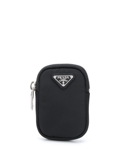 triangle logo pouch