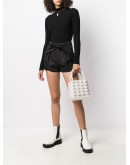 Antonia pearl-embellished tote 