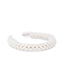 pearl-embellished headband 