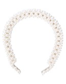 pearl-embellished headband 