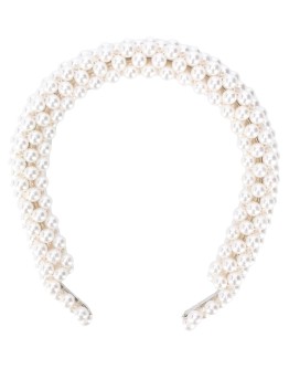 pearl-embellished headband 