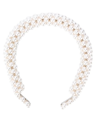 pearl-embellished headband 