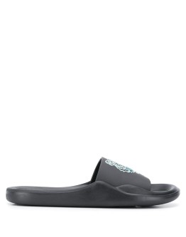 tiger debossed sliders