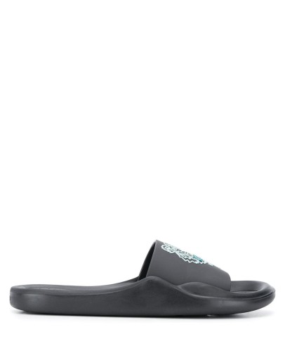 tiger debossed sliders