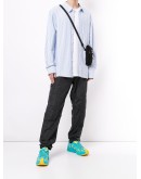 multi-stripe Oxford shirt