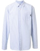 multi-stripe Oxford shirt