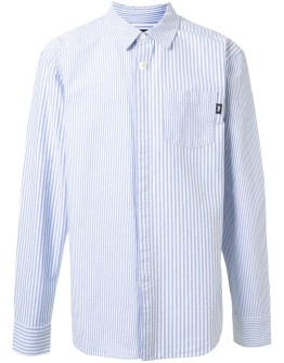 multi-stripe Oxford shirt